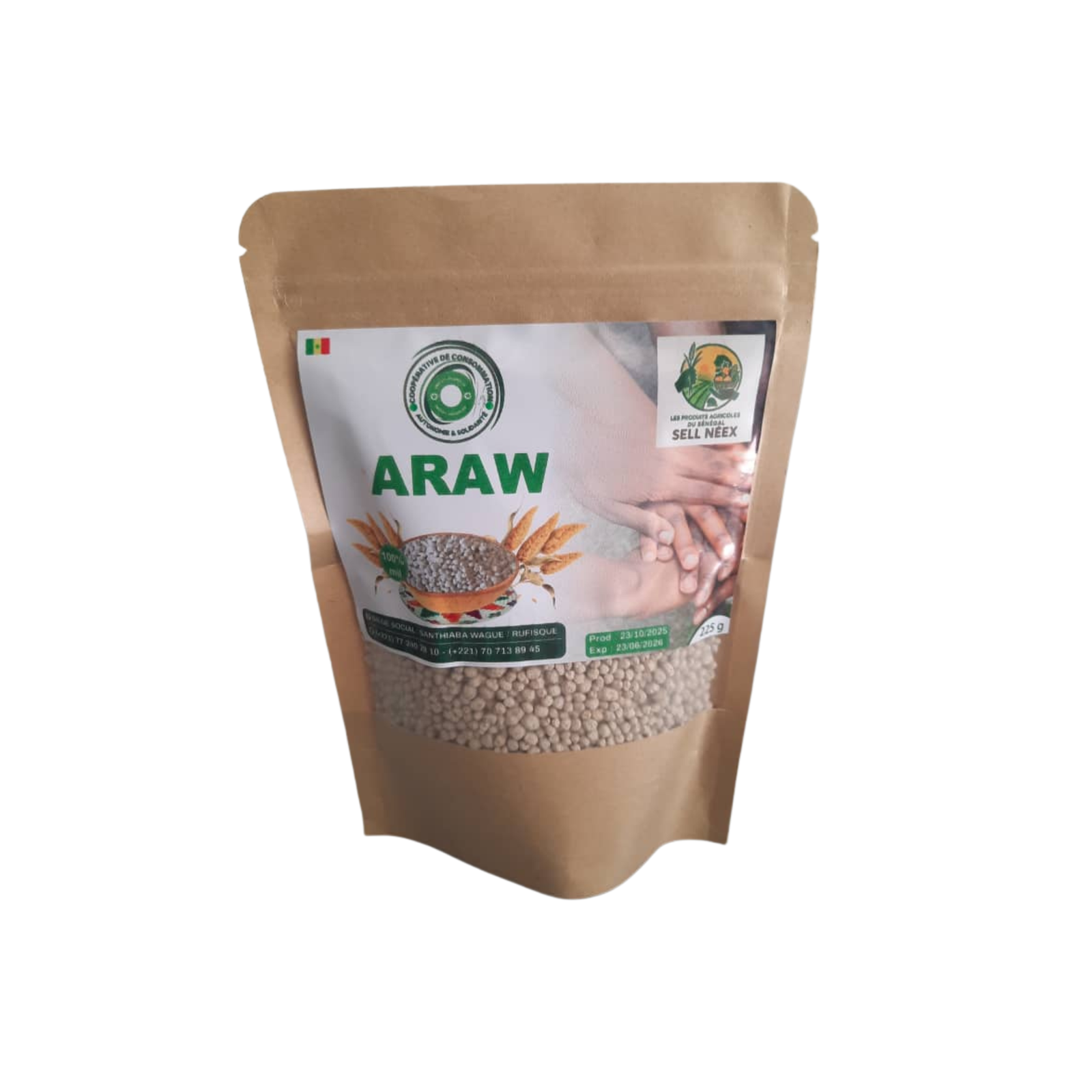 Araw - Granulés de Farine de Mil